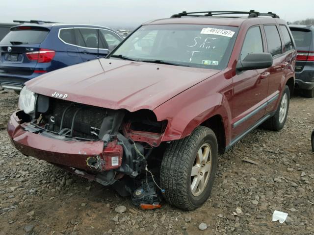 1J8GR48K88C246069 - 2008 JEEP GRAND CHER RED photo 2