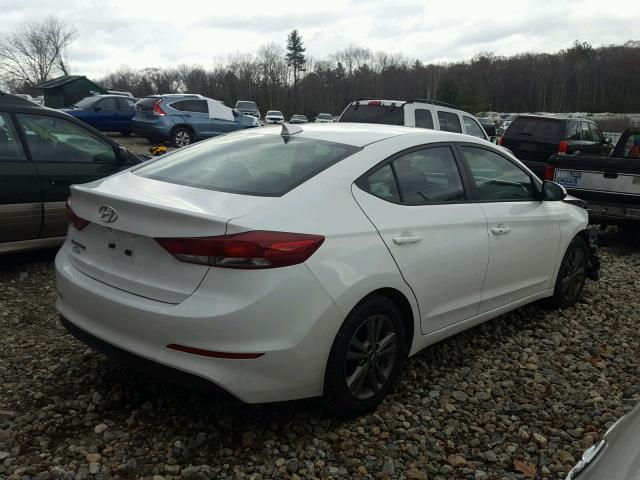 5NPD84LF0HH161691 - 2017 HYUNDAI ELANTRA SE WHITE photo 4