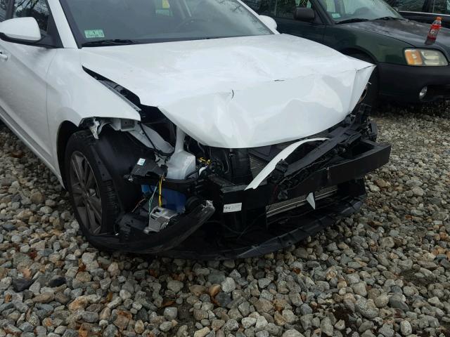 5NPD84LF0HH161691 - 2017 HYUNDAI ELANTRA SE WHITE photo 9