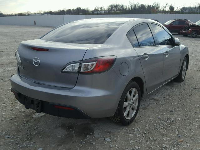 JM1BL1VF9B1902145 - 2011 MAZDA 3 I SILVER photo 4