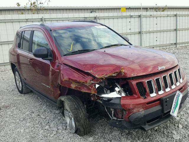 1C4NJDBB6CD621605 - 2012 JEEP COMPASS SP RED photo 1