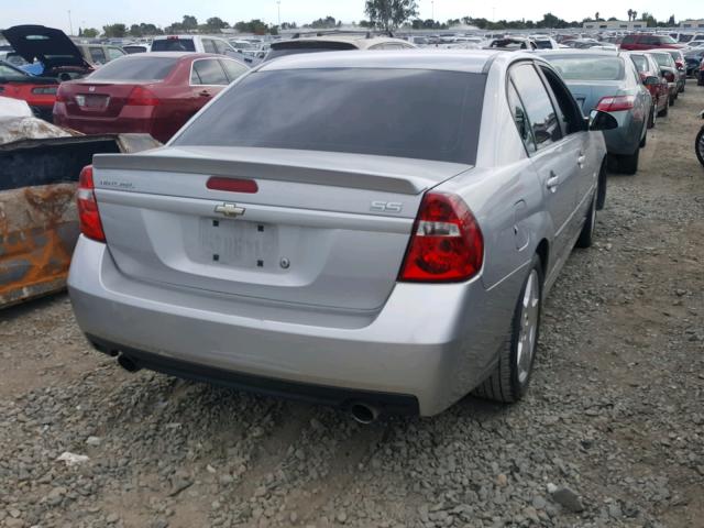 1G1ZW57157F175409 - 2007 CHEVROLET MALIBU SS SILVER photo 4