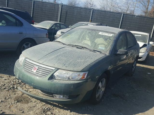 1G8AL55F17Z194043 - 2007 SATURN ION LEVEL GREEN photo 2