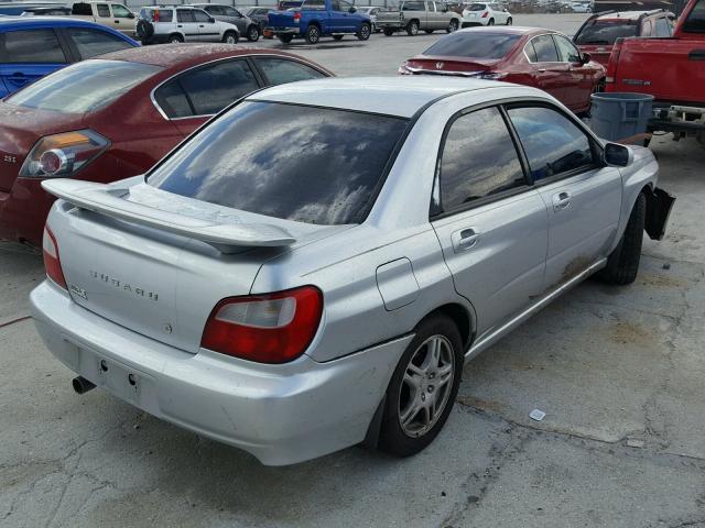 JF1GD67522H525840 - 2002 SUBARU IMPREZA RS SILVER photo 4