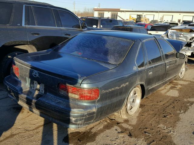 1G1BL52P5TR158222 - 1996 CHEVROLET CAPRICE / GREEN photo 4