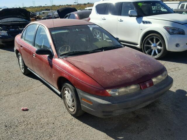 1G8ZG5287VZ161851 - 1997 SATURN SL1 RED photo 1