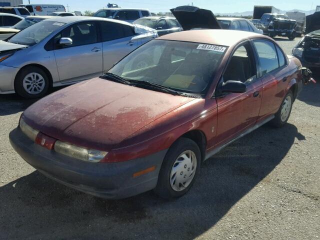 1G8ZG5287VZ161851 - 1997 SATURN SL1 RED photo 2