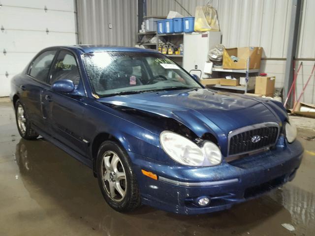 KMHWF35H35A182637 - 2005 HYUNDAI SONATA GLS BLUE photo 1