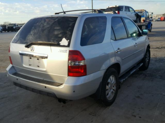 2HNYD188X3H527674 - 2003 ACURA MDX TOURIN SILVER photo 4