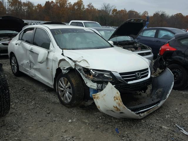 1HGCR2F87EA163288 - 2014 HONDA ACCORD EXL WHITE photo 1