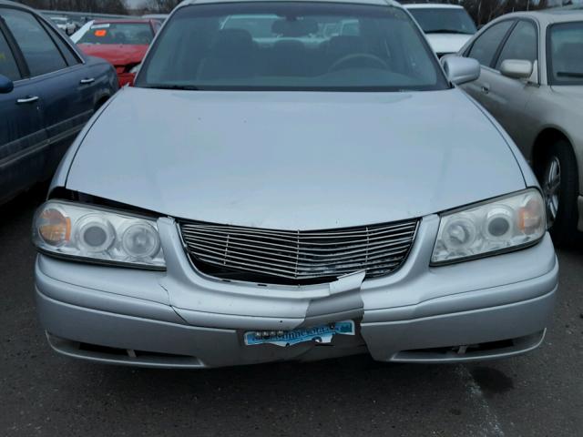 2G1WH55K049154769 - 2004 CHEVROLET IMPALA LS SILVER photo 9