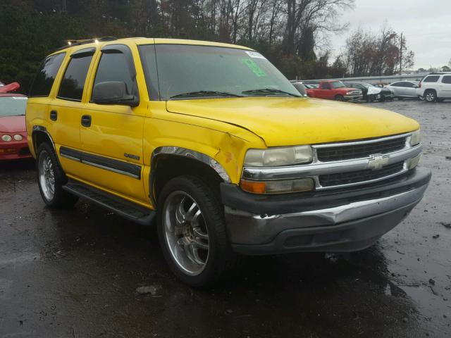 1GNEC13T91R168698 - 2001 CHEVROLET TAHOE C150 YELLOW photo 1