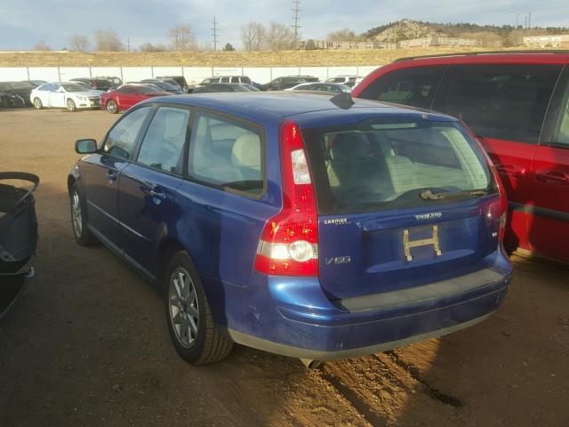 YV1MW682X62157390 - 2006 VOLVO V50 T5 BLUE photo 3