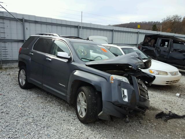 2CTFLWE54B6373517 - 2011 GMC TERRAIN SL GREEN photo 1