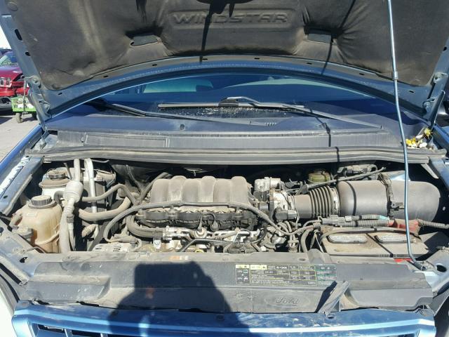 2FMZA50412BA14135 - 2002 FORD WINDSTAR L BLUE photo 7