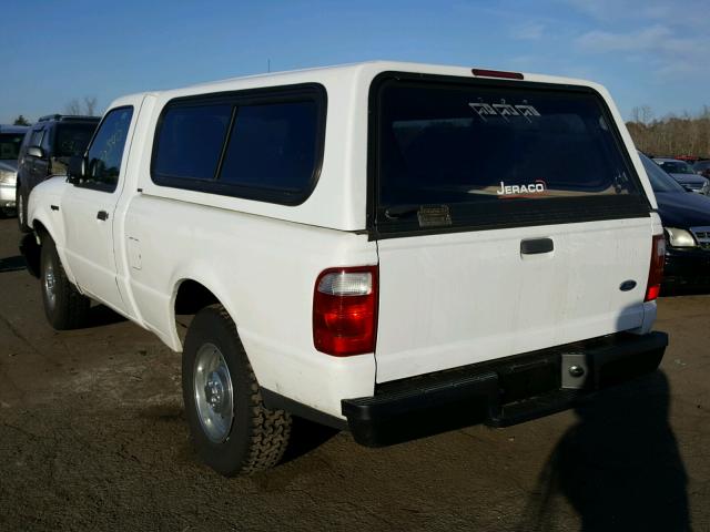 1FTYR10D75PA44769 - 2005 FORD RANGER WHITE photo 3