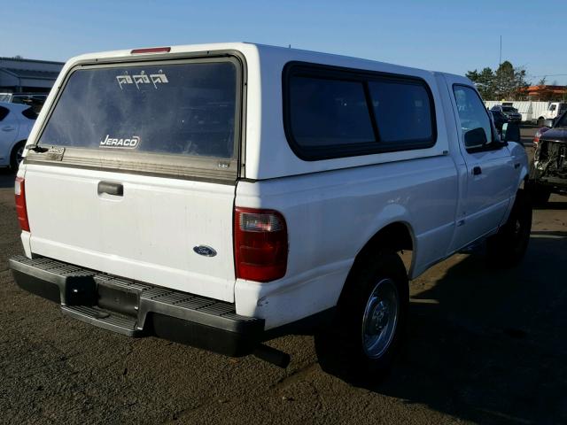 1FTYR10D75PA44769 - 2005 FORD RANGER WHITE photo 4