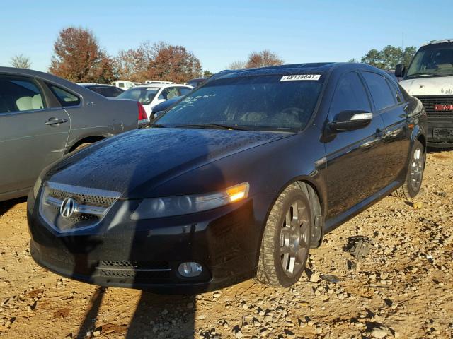 19UUA76587A013742 - 2007 ACURA TL TYPE S BLACK photo 2