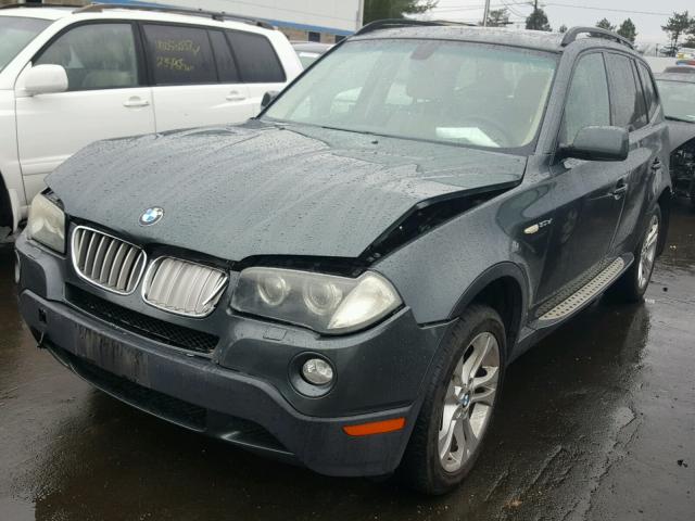 WBXPC934X8WJ05374 - 2008 BMW X3 3.0SI GRAY photo 2