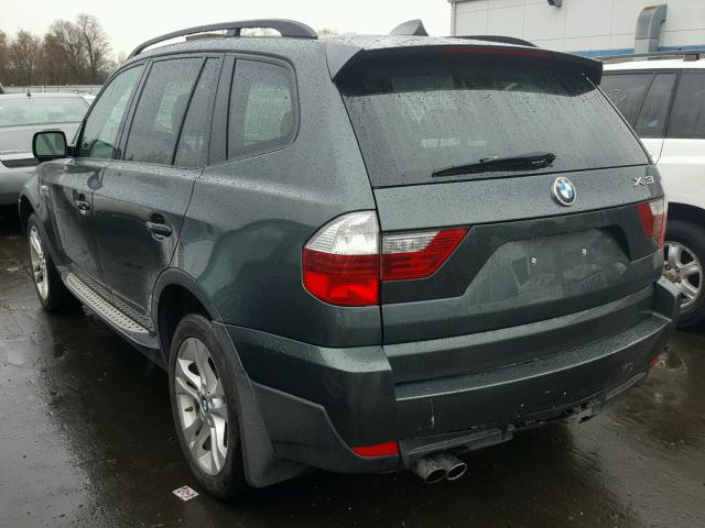 WBXPC934X8WJ05374 - 2008 BMW X3 3.0SI GRAY photo 3