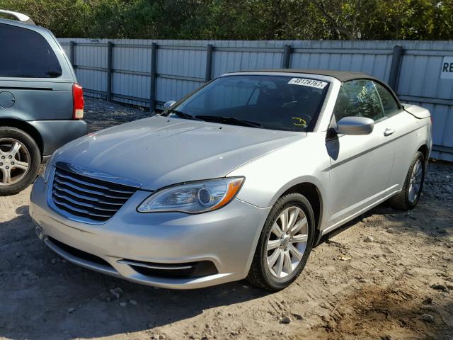 1C3BCBEB0CN149767 - 2012 CHRYSLER 200 TOURIN SILVER photo 2