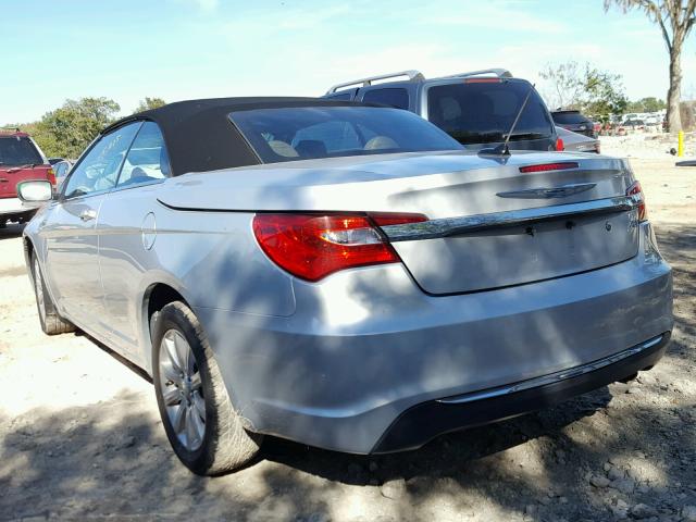 1C3BCBEB0CN149767 - 2012 CHRYSLER 200 TOURIN SILVER photo 3