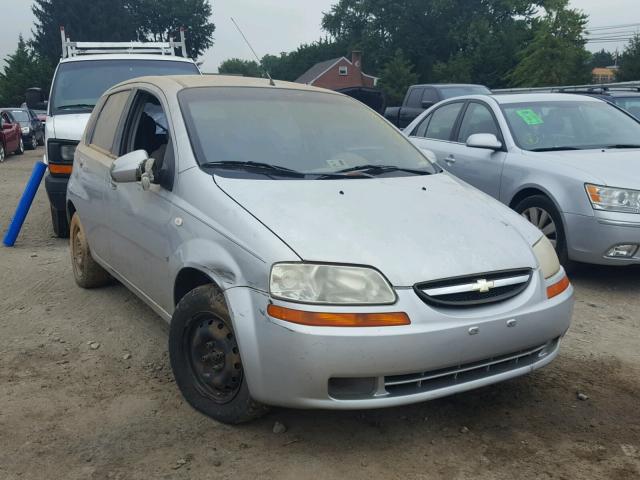 KL1TD66637B728790 - 2007 CHEVROLET AVEO BASE Күміс фото 1