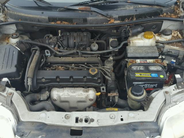 KL1TD66637B728790 - 2007 CHEVROLET AVEO BASE Күміс фото 7