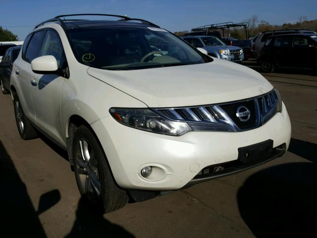 JN8AZ18W29W101824 - 2009 NISSAN MURANO S WHITE photo 1