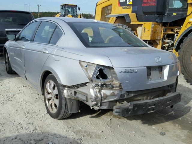 1HGCP26829A085689 - 2009 HONDA ACCORD EXL SILVER photo 3