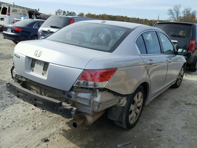 1HGCP26829A085689 - 2009 HONDA ACCORD EXL SILVER photo 4