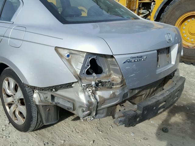 1HGCP26829A085689 - 2009 HONDA ACCORD EXL SILVER photo 9