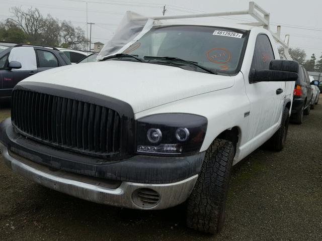 3D6WR26D17G770116 - 2007 DODGE RAM 2500 S WHITE photo 2