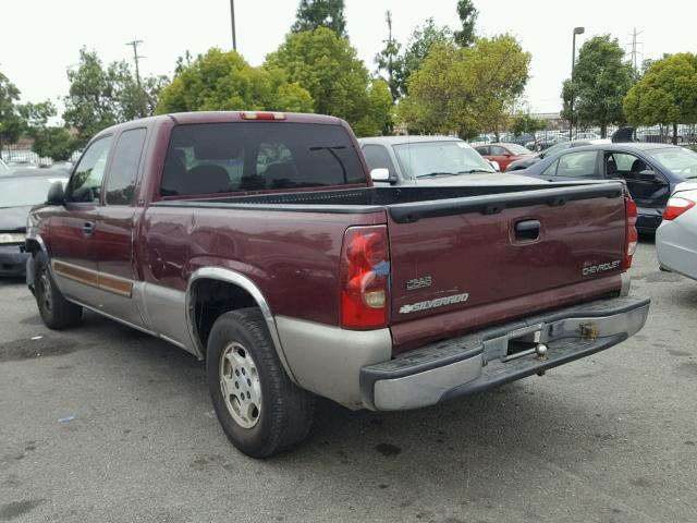 2GCEC19V631348945 - 2003 CHEVROLET SILVERADO BURGUNDY photo 3