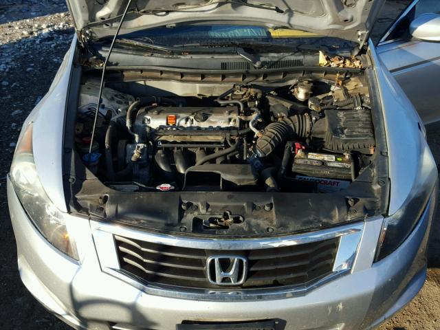 1HGCP26349A090705 - 2009 HONDA ACCORD LX GRAY photo 7