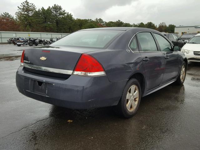 2G1WT57N691193202 - 2009 CHEVROLET IMPALA 1LT GRAY photo 4