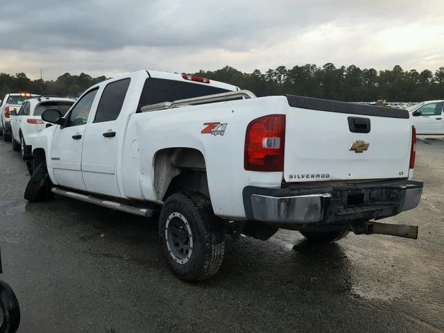 1GCHK23627F538442 - 2007 CHEVROLET SILVERADO WHITE photo 3