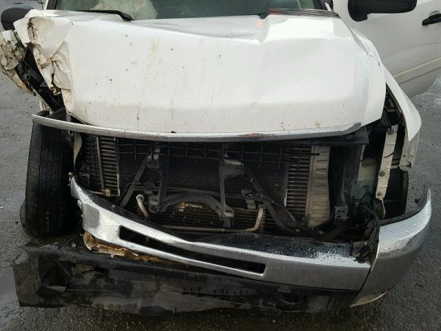 1GCHK23627F538442 - 2007 CHEVROLET SILVERADO WHITE photo 7