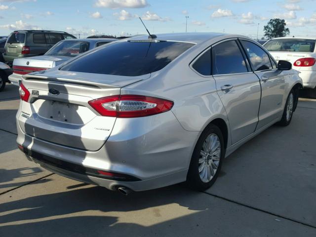 3FA6P0SU7ER257188 - 2014 FORD FUSION TIT SILVER photo 4