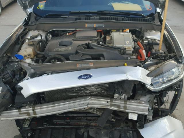 3FA6P0SU7ER257188 - 2014 FORD FUSION TIT SILVER photo 7