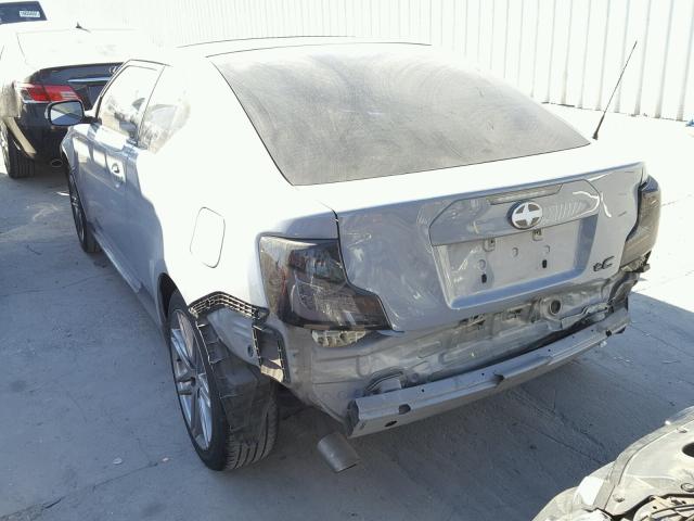 JTKJF5C74B3014728 - 2011 TOYOTA SCION TC 灰色 照片 3