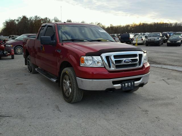 1FTPX14V27FB35512 - 2007 FORD F150 RED photo 1