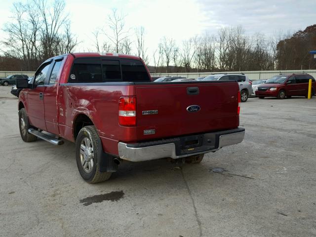 1FTPX14V27FB35512 - 2007 FORD F150 RED photo 3