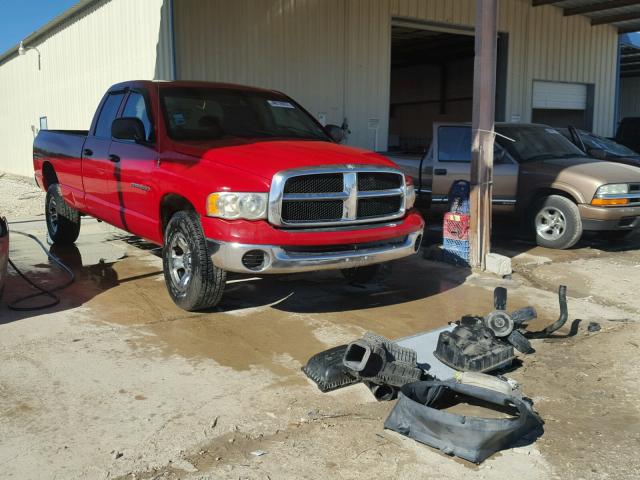 1D7HA18NX4J241799 - 2004 DODGE RAM 1500 S RED photo 1