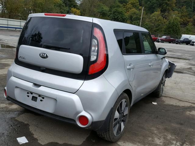 KNDJX3A59E7734436 - 2014 KIA SOUL ! SILVER photo 4