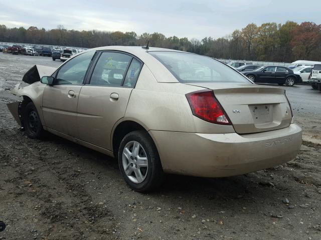 1G8AJ55F16Z167848 - 2006 SATURN ION LEVEL GOLD photo 3