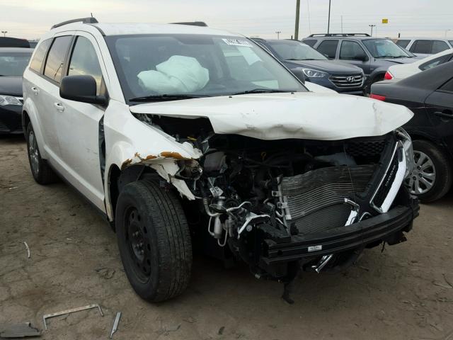 3C4PDCAB9GT249561 - 2016 DODGE JOURNEY SE WHITE photo 1