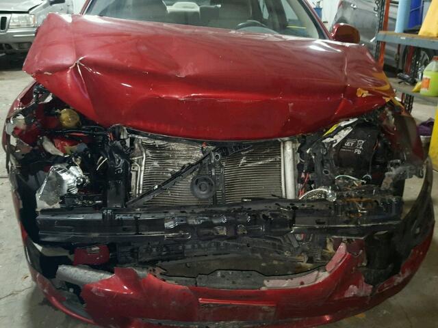 KNAFE222195661930 - 2009 KIA SPECTRA EX RED photo 9