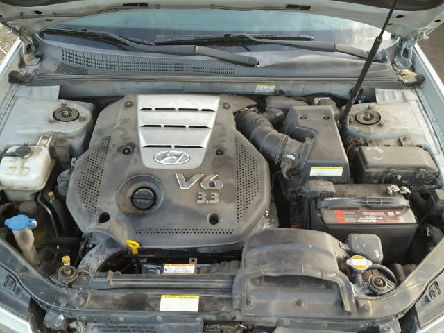 5NPEU46F76H059765 - 2006 HYUNDAI SONATA GLS BLUE photo 7