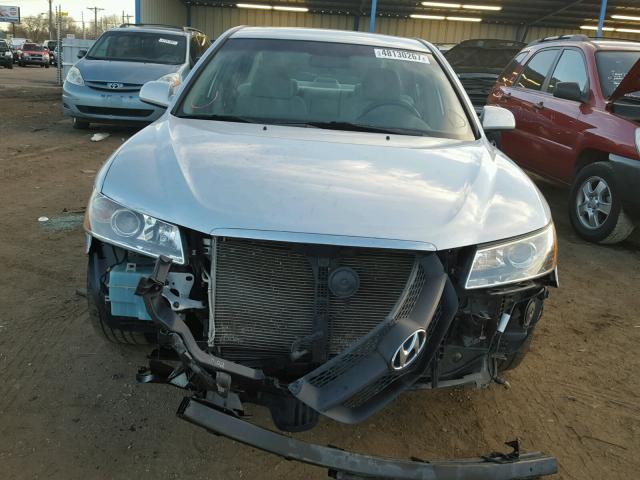 5NPEU46F76H059765 - 2006 HYUNDAI SONATA GLS BLUE photo 9